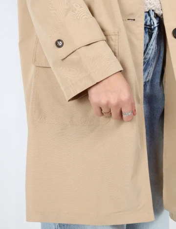 Trench SHEIN, maro deschis Maro