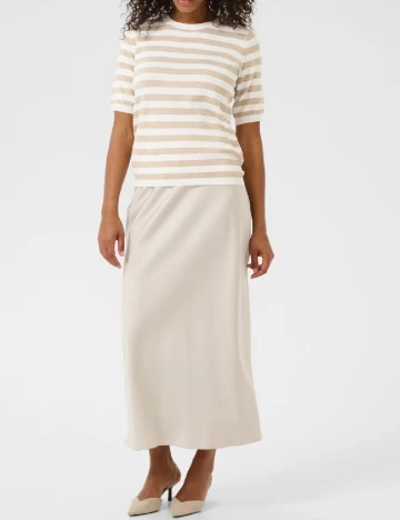 Bluza Kaffe, alb/maro Alb