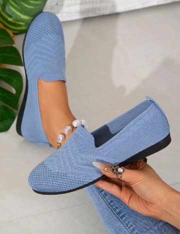 
						Espadrile SHEIN, albastru