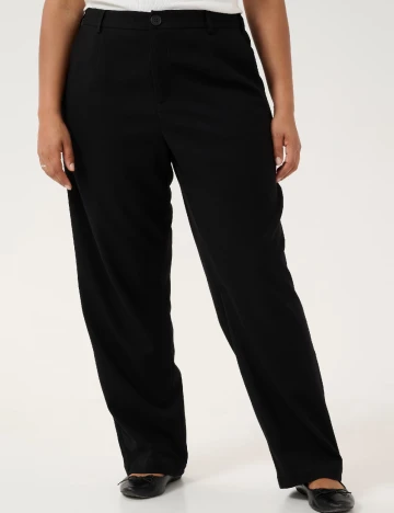 Pantaloni Kaffe Curve, negru Negru