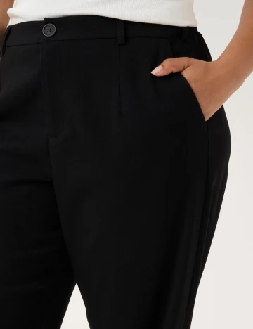 Pantaloni Kaffe Curve, negru Negru