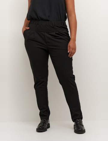 Pantaloni Kaffe Curve, negru