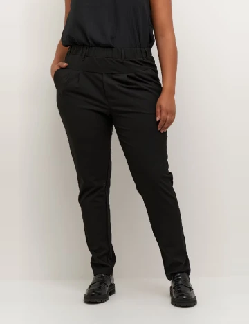 Pantaloni Kaffe Curve, negru Negru