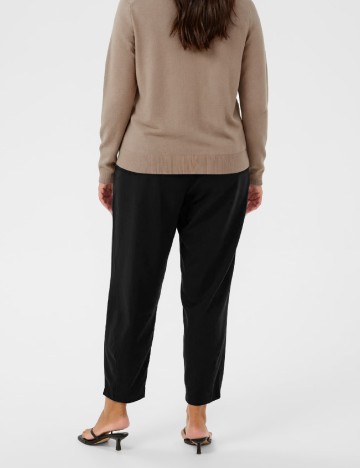 Pantaloni Kaffe Curve, negru