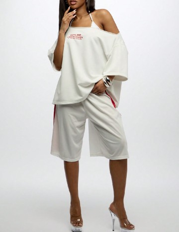 
						Tricou Oversize SUMWON, alb