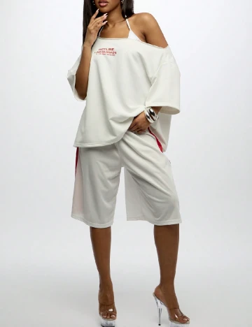 Tricou Oversize SUMWON, alb