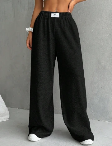 Pantaloni SHEIN, negru