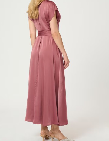 Rochie lunga Cream, roz