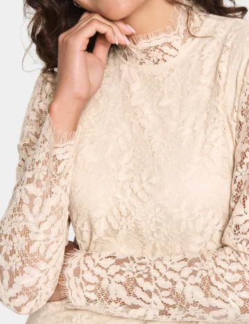Rochie scurta Saint Tropez, crem