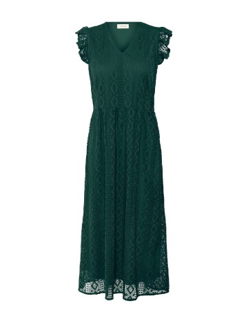 Rochie medie Cream, verde
