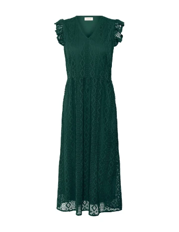 Rochie medie Cream, verde