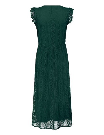 Rochie medie Cream, verde