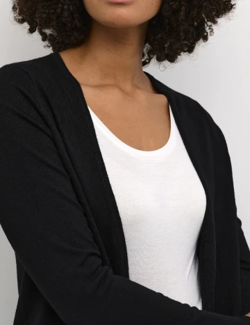 Cardigan Kaffe, negru