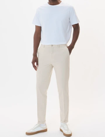 Pantaloni Matinique, bej Crem