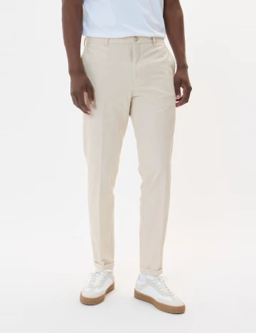 Pantaloni Matinique, bej Crem