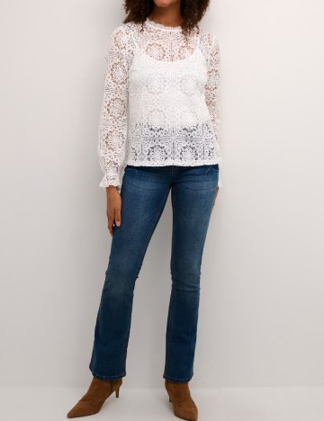 
						Bluza Cream, alb