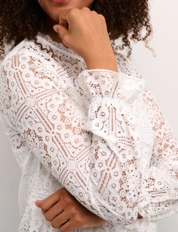 Bluza Cream, alb