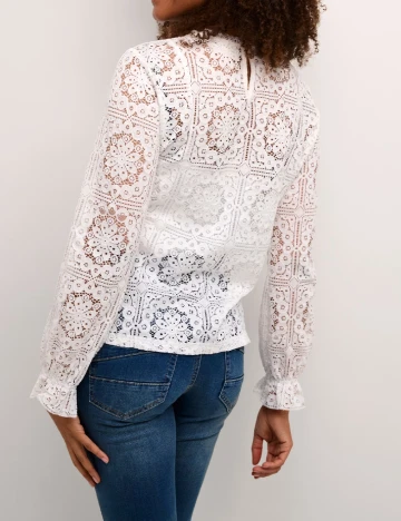 Bluza Cream, alb
