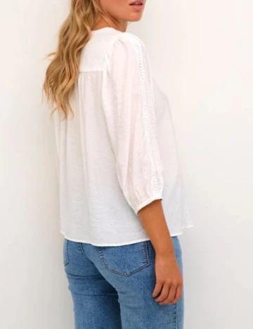 Bluza Kaffe, alb