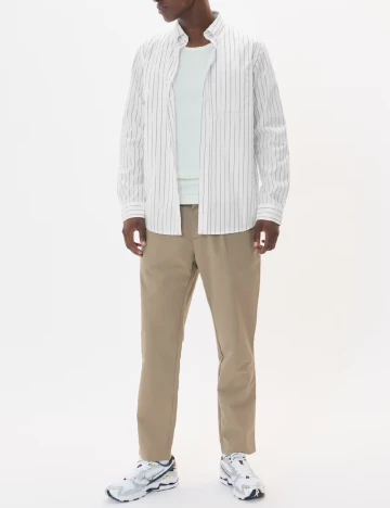 Camasa Matinique, alb/negru Alb