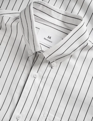 Camasa Matinique, alb/negru Alb