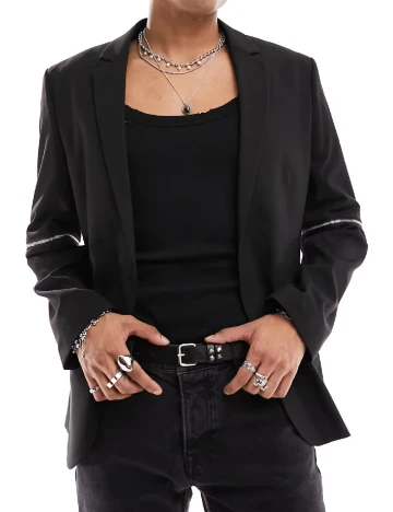 Sacou ASOS, negru Negru