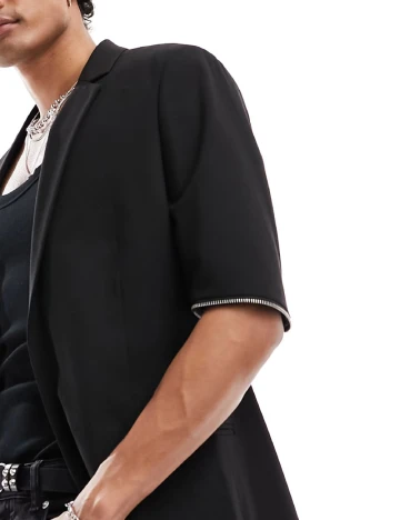 Sacou ASOS, negru Negru