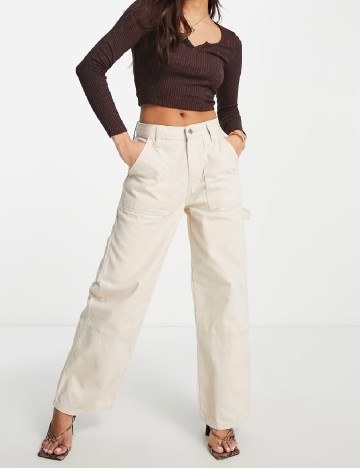 
						Pantaloni ASOS, bej