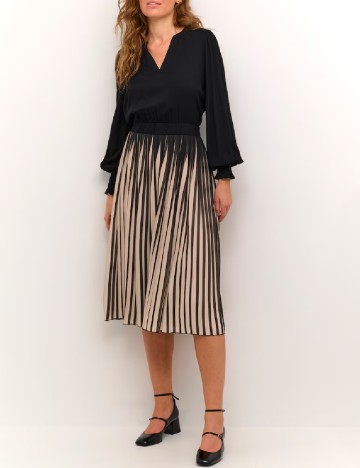 
						Rochie medie Culture, negru/crem