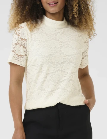 Bluza Cream, alb