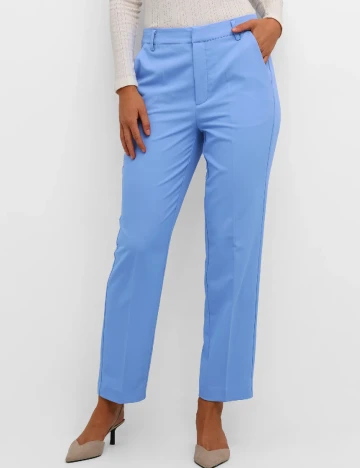 Pantaloni Kaffe, albastru Albastru