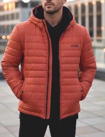 
						Geaca Hugo, caramiziu