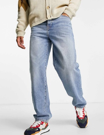 
						Blugi ASOS, albastru