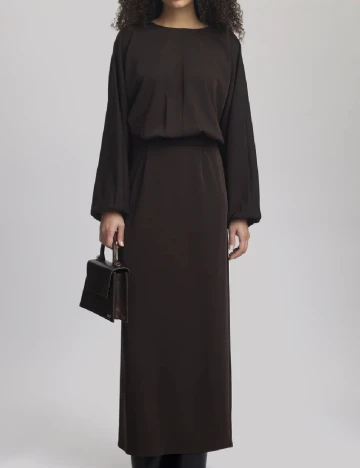 Fusta Gestuz, maro inchis Maro