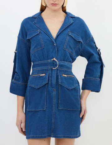 
						Rochie scurta Karen Millen, albastru