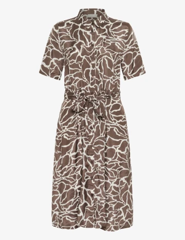 Rochie medie Kaffe, maro