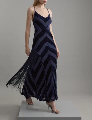 Rochie lunga Karen Millen, bleumarin