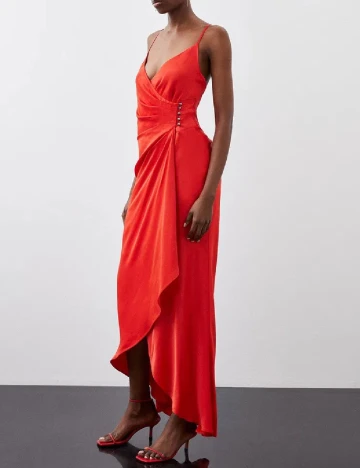 Rochie lunga Karen Millen, rosu
