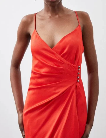 Rochie lunga Karen Millen, rosu