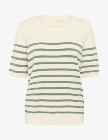 Bluza Love Copenhagen, ecru/verde Alb