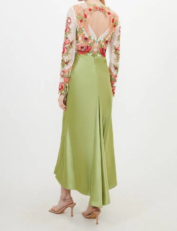 Rochie lunga Karen Millen, verde