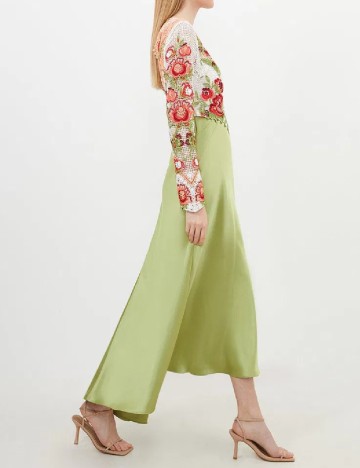 Rochie lunga Karen Millen, verde