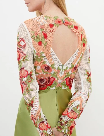 Rochie lunga Karen Millen, verde