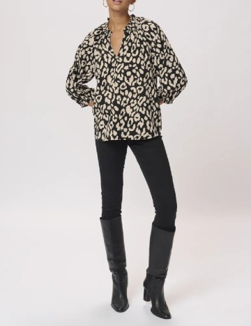 Bluza Kaffe, animal print