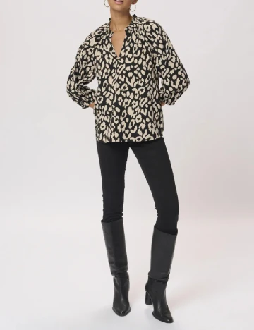 Bluza Kaffe, animal print