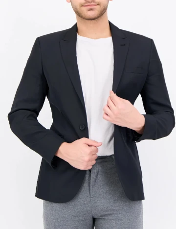 Sacou ASOS, negru Negru