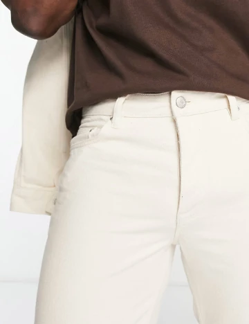 Blugi ASOS, crem Crem