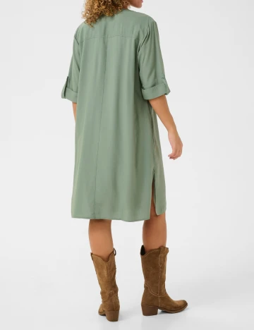 Rochie scurta Cream, verde