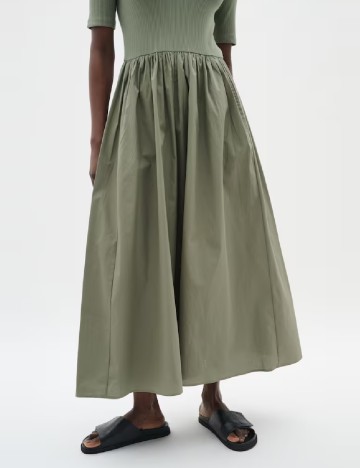 Rochie lunga InWear, verde