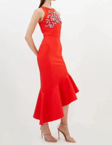 Rochie medie Karen Millen, rosu